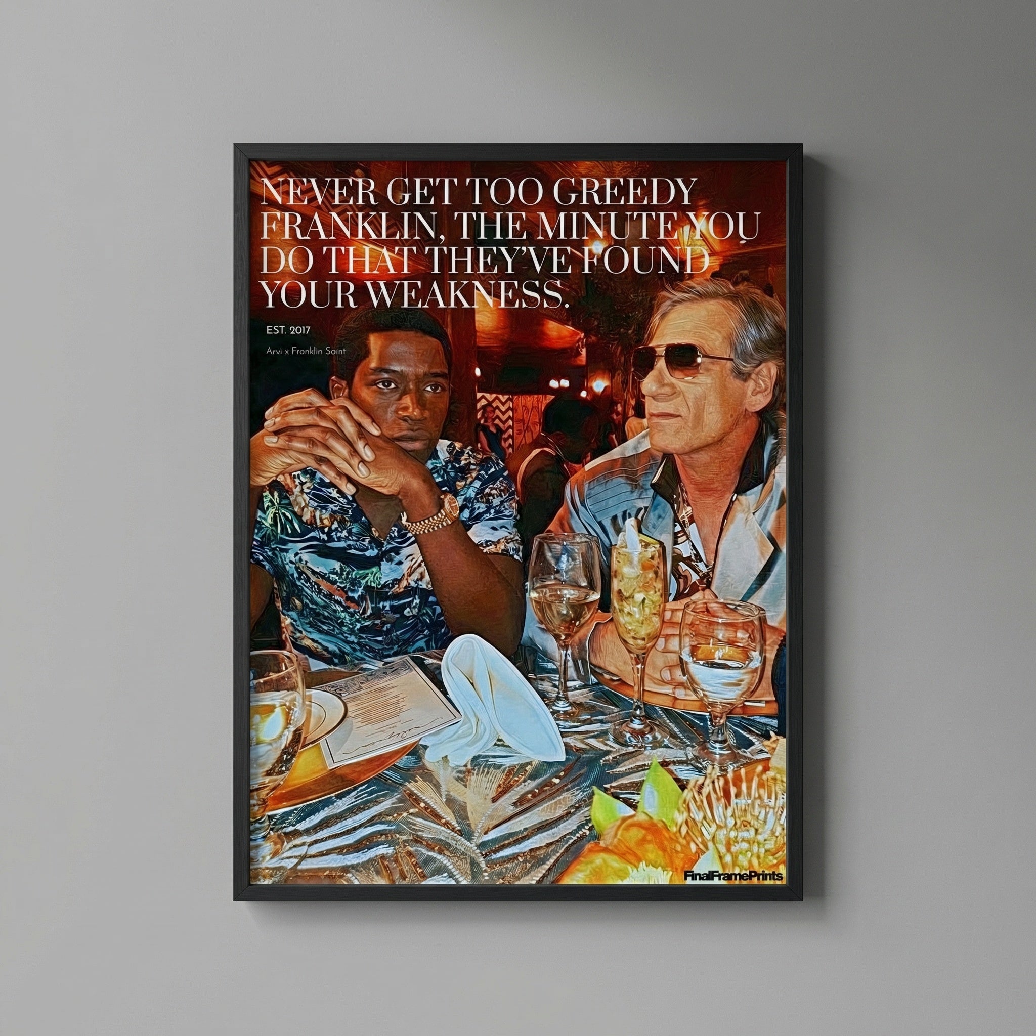 Snowfall  "Never Get To Greedy"