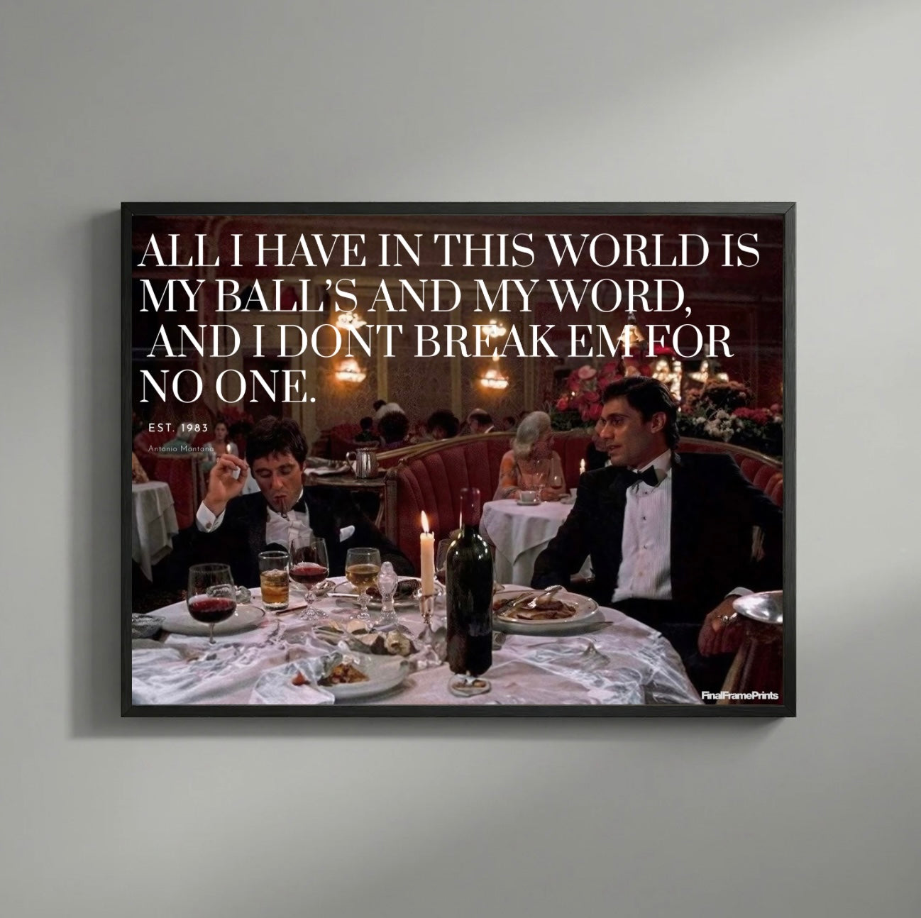 Scarface "All i have in this world"